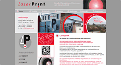 Desktop Screenshot of laserprint.de