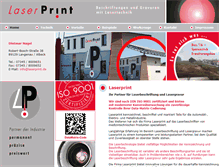 Tablet Screenshot of laserprint.de